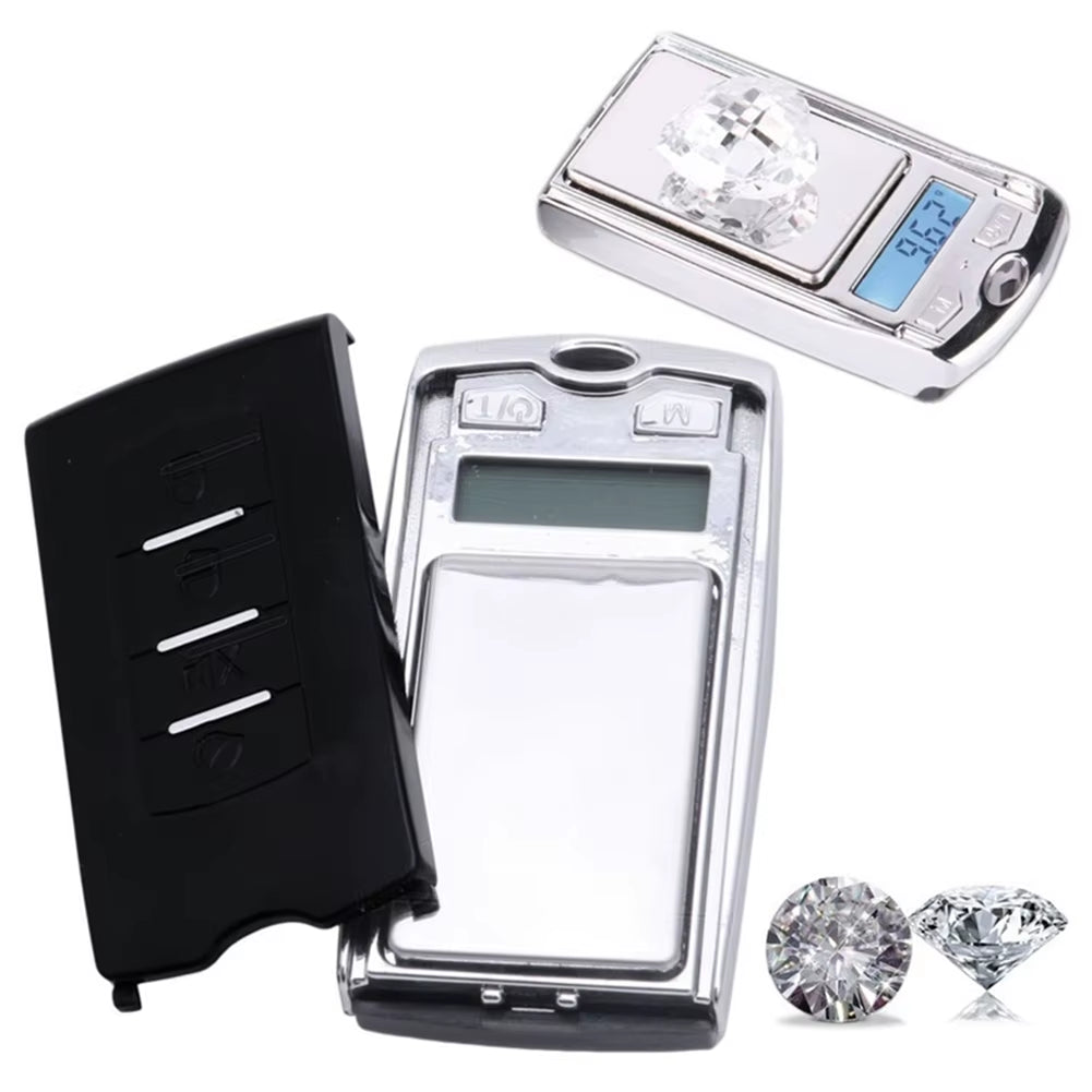 Portable Digital Pocket Scales Jewelry Weighing High Precision Mini Scale 200G/100G 0.01G Digital Scale Gold Gram Weight LCD