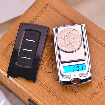 Portable Digital Pocket Scales Jewelry Weighing High Precision Mini Scale 200G/100G 0.01G Digital Scale Gold Gram Weight LCD